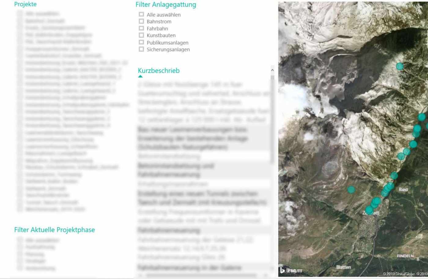 BIM für Infrastruktur: Matterhorn Gotthard Bahn, Visualisierung, Modellauswertungen, BIM Workshops